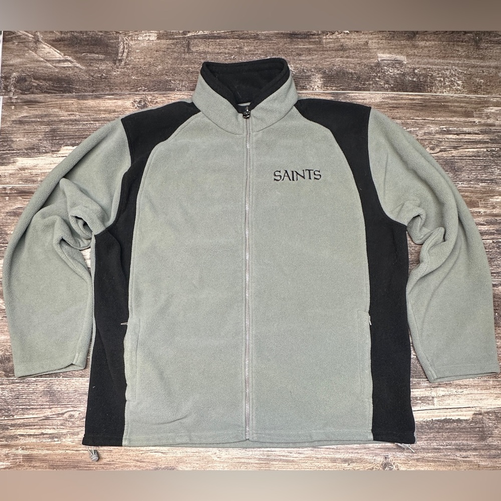 NFL New Orleans Saints Fleece Jacket - Pro Line - XXL - Full Zip - GUC